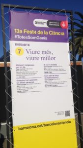 A poster of events in tent 7: Live more, live better